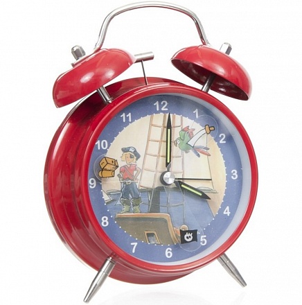 Детские настольные часы-будильник Пират, электронные 